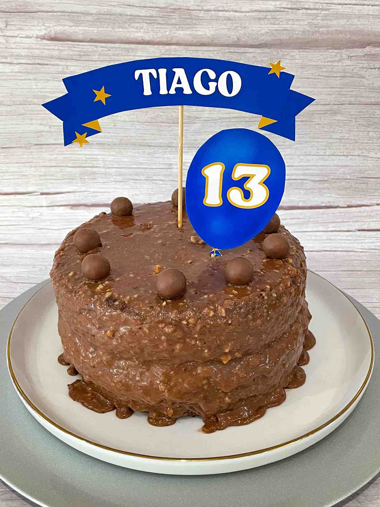 Bolo de chocolate Ferrero Roche