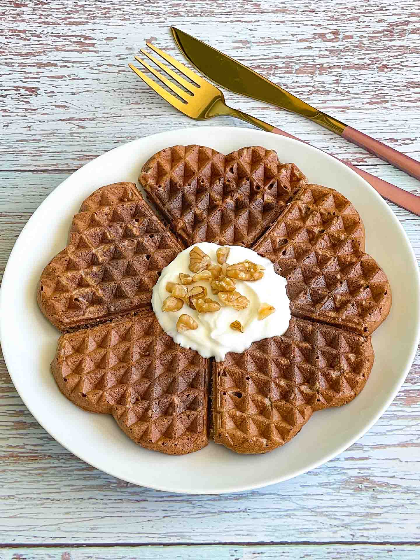 Waffle-Cacau